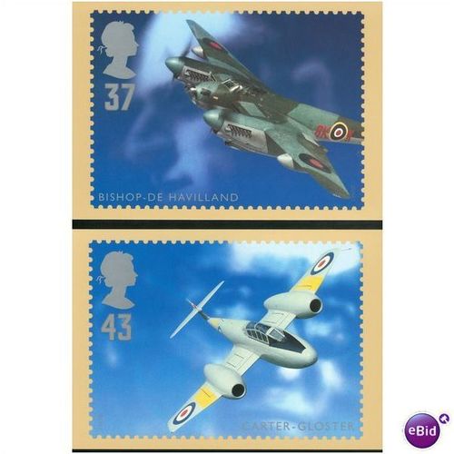 GB PHQ's mint set 1997 - British Aircraft Designers