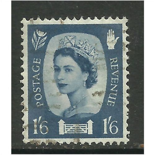 Northern Ireland 1967 1/-6d Grey Blue wilding SG N16.(k917 )
