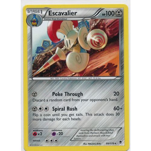 Pokemon XY Phantom Forces - #64/119 - Escavalier
