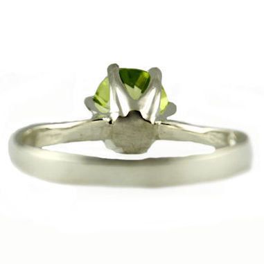 Peridot, 925 Sterling Silver Ladies Ring, SR311