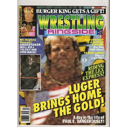 WRESTLING RINGSIDE NOVEMBER 1993 LEX LUGER
