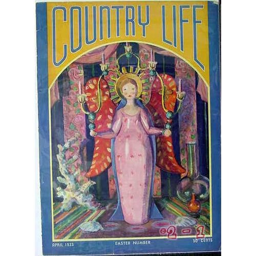 Country Life 1933 Religious Easter Cover Print