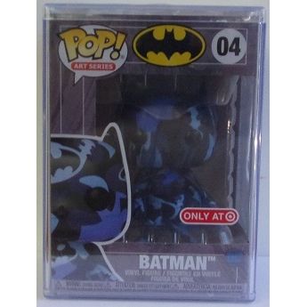 FUNKO / POP ' Art Series ' BATMAN BLUE vinyl bobble-head (sealed)