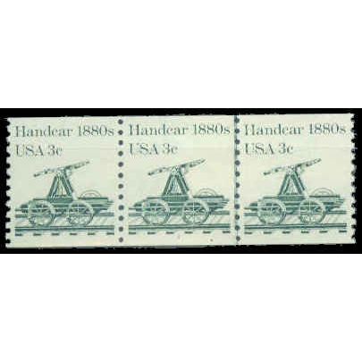 1898 3c Handcar Very Fine MNH Dry Gum PNC 1/3 P0967
