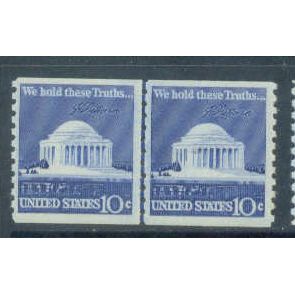 1520 10c Jefferson Memorial Fine MNH CLP B0997