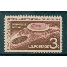 1104 3c Brussels Fine MNH MA0195