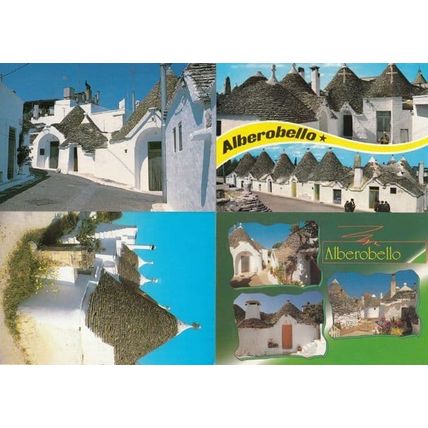 Houses In Alberobello 4x Italy Postcard s