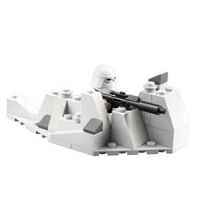 Official Star Wars Snow Trooper Lego Minifigure with Snow Trench