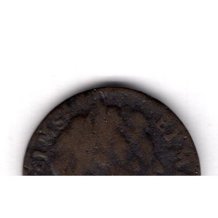Great Britain. William & Mary. Farthing 1694. "No cross bars" dy16386
