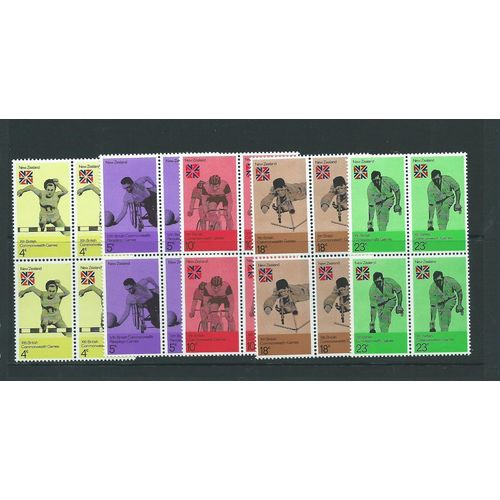new zealand stamps sg1041 sg 1041 mnh set blk 4 games