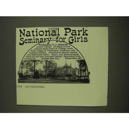 1913 National Park Seminary for Girls Ad