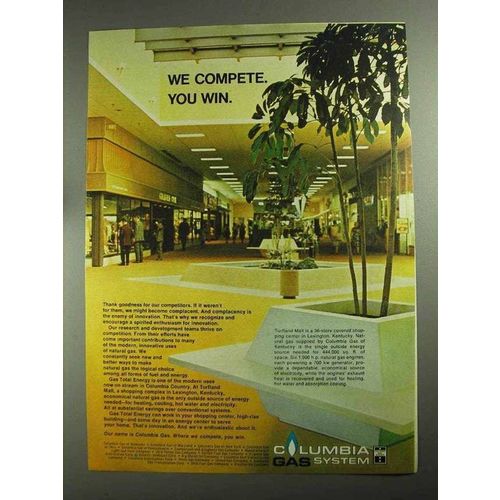 1968 Columbia Gas System Ad - We Compete You Win
