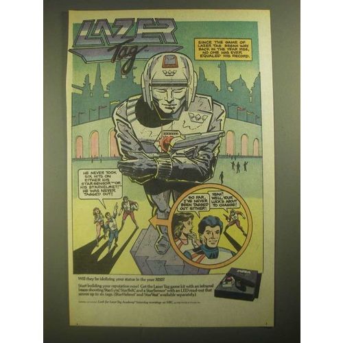 1987 Lazer Tag Ad - Since the Game Began Way Back in The Year