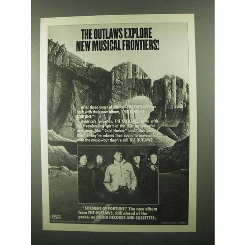 1987 The Outlaws Soldiers of Fortune Album Ad