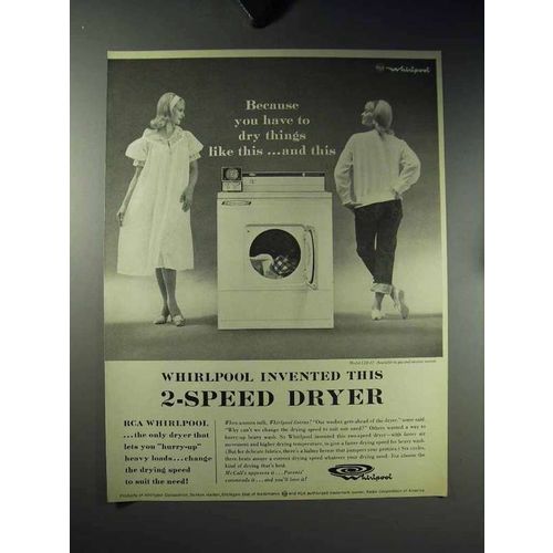 1960 Whirlpool Model LJD-42 Dryer Ad - Dry Things