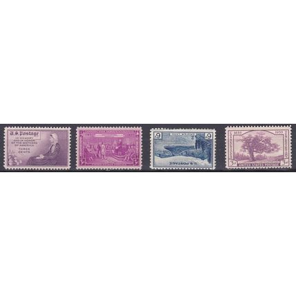 772 3c Connecticut Just Clears MNH VA0459d