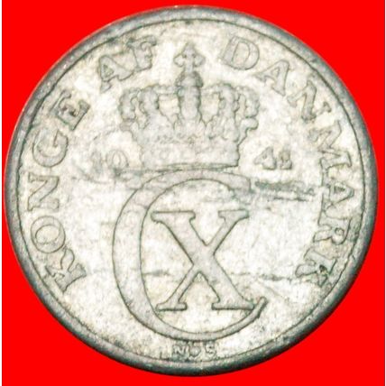 Ⰶ OCCUPATION by GERMANY (1941-1947): DENMARK ★2 ORE 1941!★LOW START★NO RESERVE