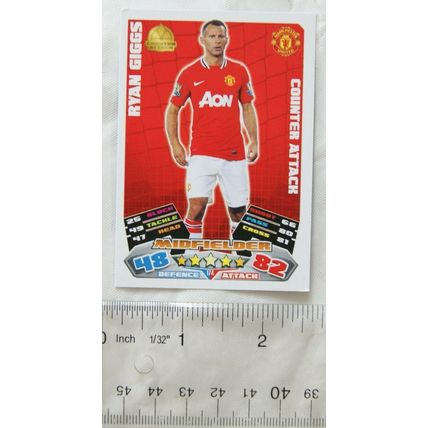 2011/12 Topps Match Attax Trading Card - Ryan Giggs, Manchester United