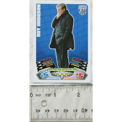 2011/12 Topps Match Attax Trading Card - Roy Hodgson, West Bromwich Albion