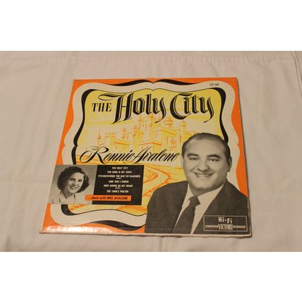 Ronnie & Mrs. Avalone 10" LP with Original Cover-THE HOLY CITY