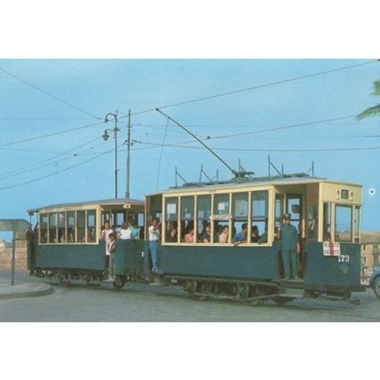 Tram Vies De Valencia 173 Spanish Bus Postcard