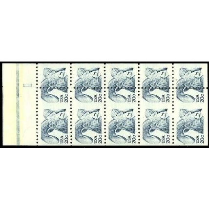 1949a, Misperforated Error Booklet Pane of 10 - Mint NH - Stuart Katz