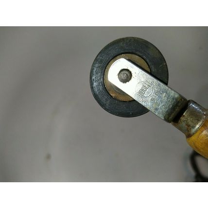 everhard seam roller tool tyre punture patch repair covering sealing iron plane