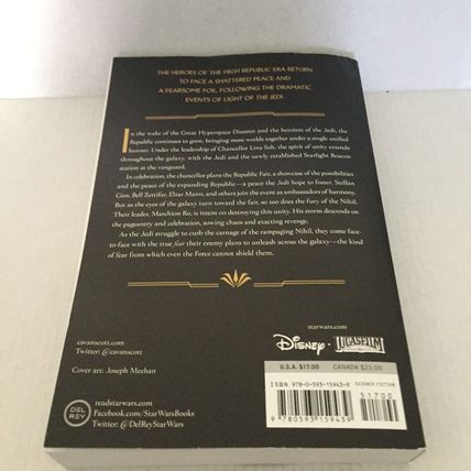 New Star Wars The High Republic The Rising Storm by Cavan Scott Signed Paperback