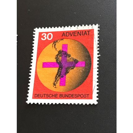 Briefmarke Deutschland 30 Pfennig 1967 Michel 545 gestempelt