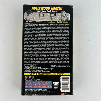 Hollywood Heaven: Tragic Lives, Tragic Deaths VHS Video Tape