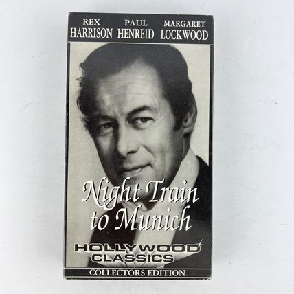Night Train To Munich VHS Tape Margaret Lockwood Rex Harrison Paul Henreid WWII