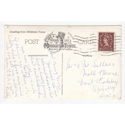 Middleton Tower Holiday Camp Morecambe 1955 Postcard Lancashire