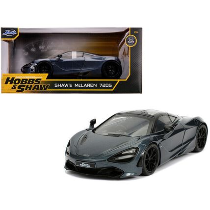 Shaw's McLaren 720S RHD (Right Hand Drive) Metallic Gray "Fast & Furious Pres...