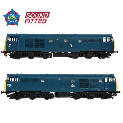 Bachmann 35-825SF Class 31/4 31435 Refurbished BR Blue DCC Sound Fitted - NEW