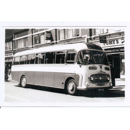 Black & White Photo of Eddie Brown Tours Ltd. of Helperby, Yorkshire - TPY 551