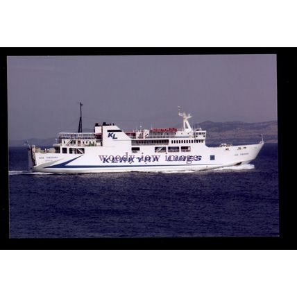 FQ0176 - Kerkyra Lines Ferry - Agia Theodora - photograph 6x4