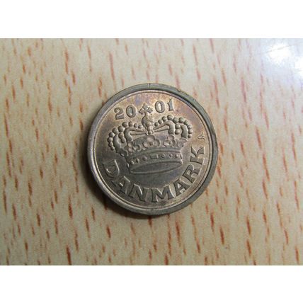Denmark 2001 25 Ore Coin