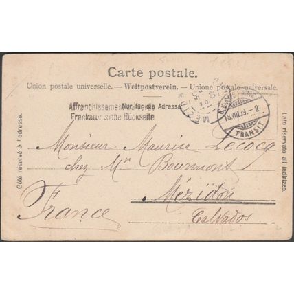 Hôtel de Ville, Lausanne, 1909 - Chiffelle CPA