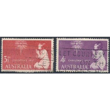 Christmas - Australia 1957 - FH - SG 298/9 (G)