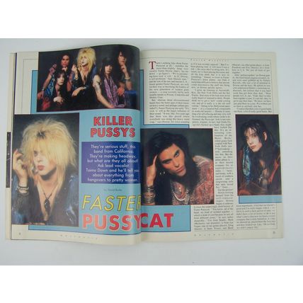 OM Only Music Magazine Issue #8 August 1987 Ozzy Osbourne Cover ~ RARE