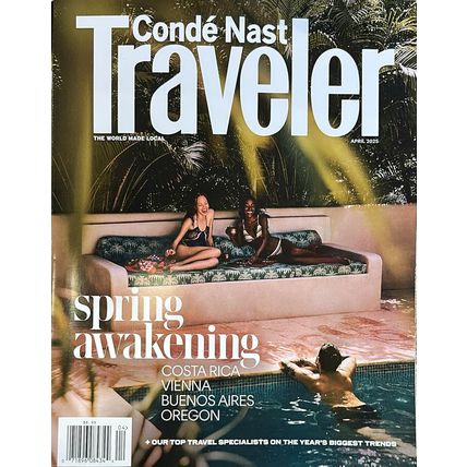 CONDE NAST TRAVELER-APRIL 2025-SPRING AWAKENING-NEW-FAST SHIPPING