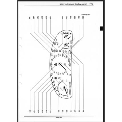 Saab 900 Electrical Wiring Diagrams Workshop Manual 1994 199527563 PDF