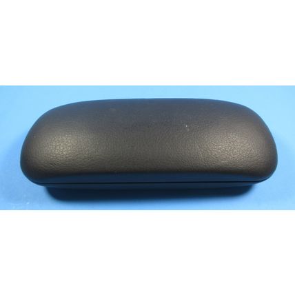 Kirkland Signature Hard Clamshell Eyeglasses Case Black Brown Velvet Interior