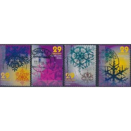 Christmas: 4 Values - Netherlands 2006 - Used Hinged