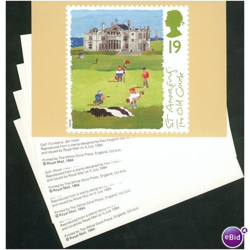 GB PHQ's mint set 1994 - Scottish Golf Courses