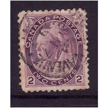 CANADA 1898 2c VIOLET SG 154 FINE USED #2