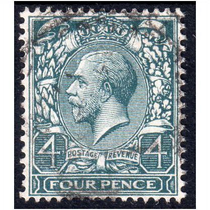 sg378 4d dp grey fine used cat £25 (R1794)