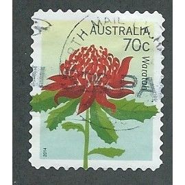 AUS 2014 60c (S/A) 'FLORAL EMBLEMS' (PERF 11) FINE USED (EBID37-370)