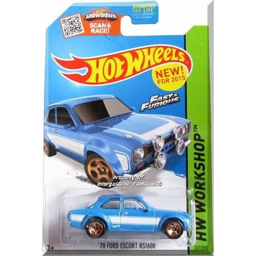 Hot Wheels - '70 Ford Escort RS1600: HW Garage #221/250 (2015) *Blue Edition*