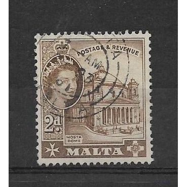 Malta.SG270 2d Mosta Church.Fine Used.Mar17c